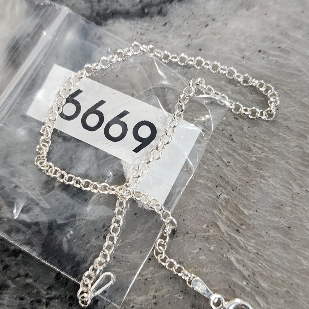 8" 925 Italy Sterling Bracelet - Picture 9 of 16